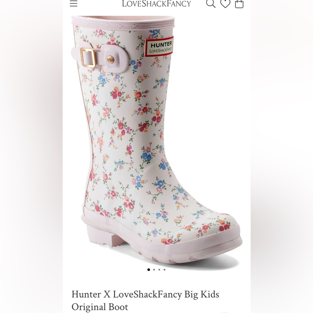 Hunter x LoveShackFancy Big Kids Rain Boots
